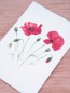 Preview: Premium Postkarte "Mohnblume"